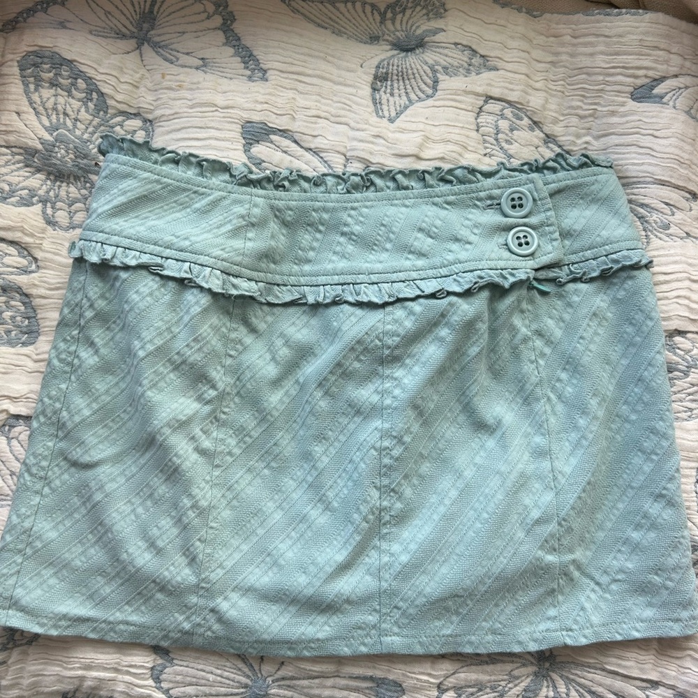 Nanette Lepore Light Blue Mini Skirt